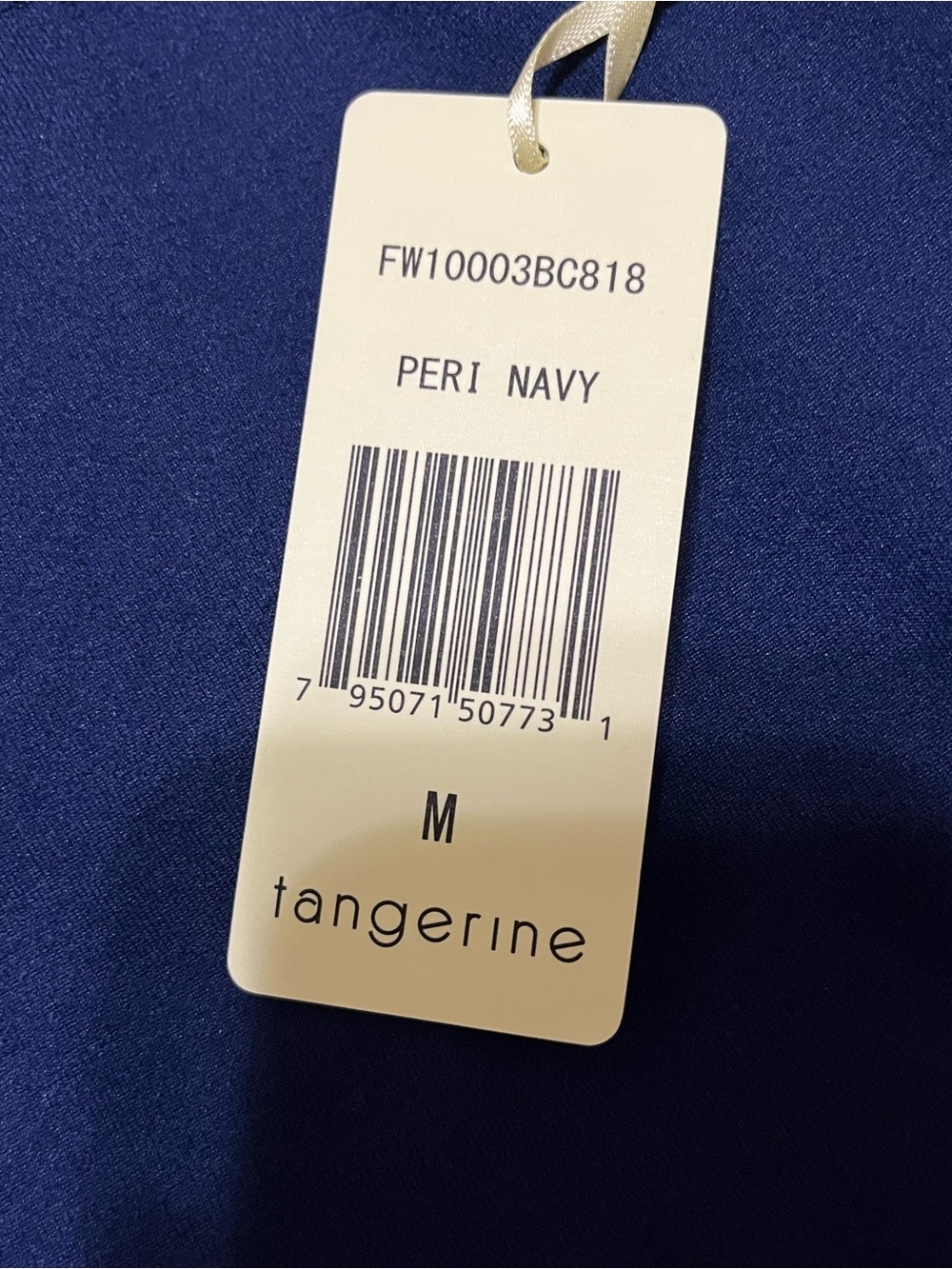 NWT Tangerine Women’s Peri Navy Blue Side Mesh Breathable Leggings Medium - Picture 3 of 11